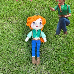 Handcrafted Crochet Leah Doll - Perfect Stardew Valley Gift for Gamers