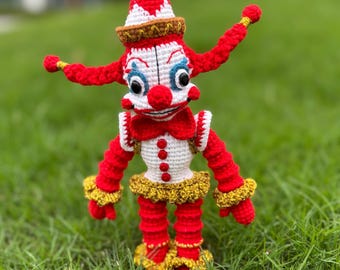 Muñeco de ganchillo Mimic hecho a mano / Peluche de FNAF Security Breach, regalo para gamer