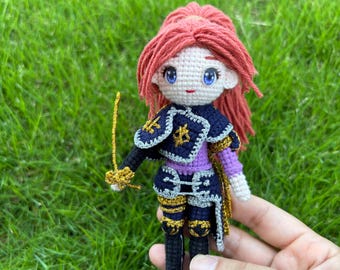 Muñecos de peluche de Gustave y Maelle hechos a mano en crochet – Diseño original de la Expedición 33