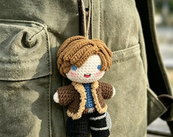 Leon S. Kennedy Crochet Plush – Resident Evil Amigurumi Doll, R.P.D. Officer Figure