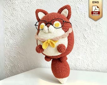 Valko Kleiner Wolf Schnittmuster PDF – Liebe und Weltraum Amigurumi, Plüschtier