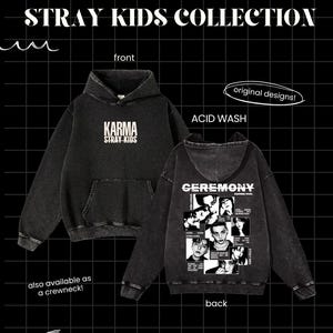 Stray Kids Hoodie, SKZ Merch for Stay Fans, Bang Chan Crewneck, Kpop Graphic Hoodie, Unisex Kpop Clothing, Kpop Christmas Gift idea
