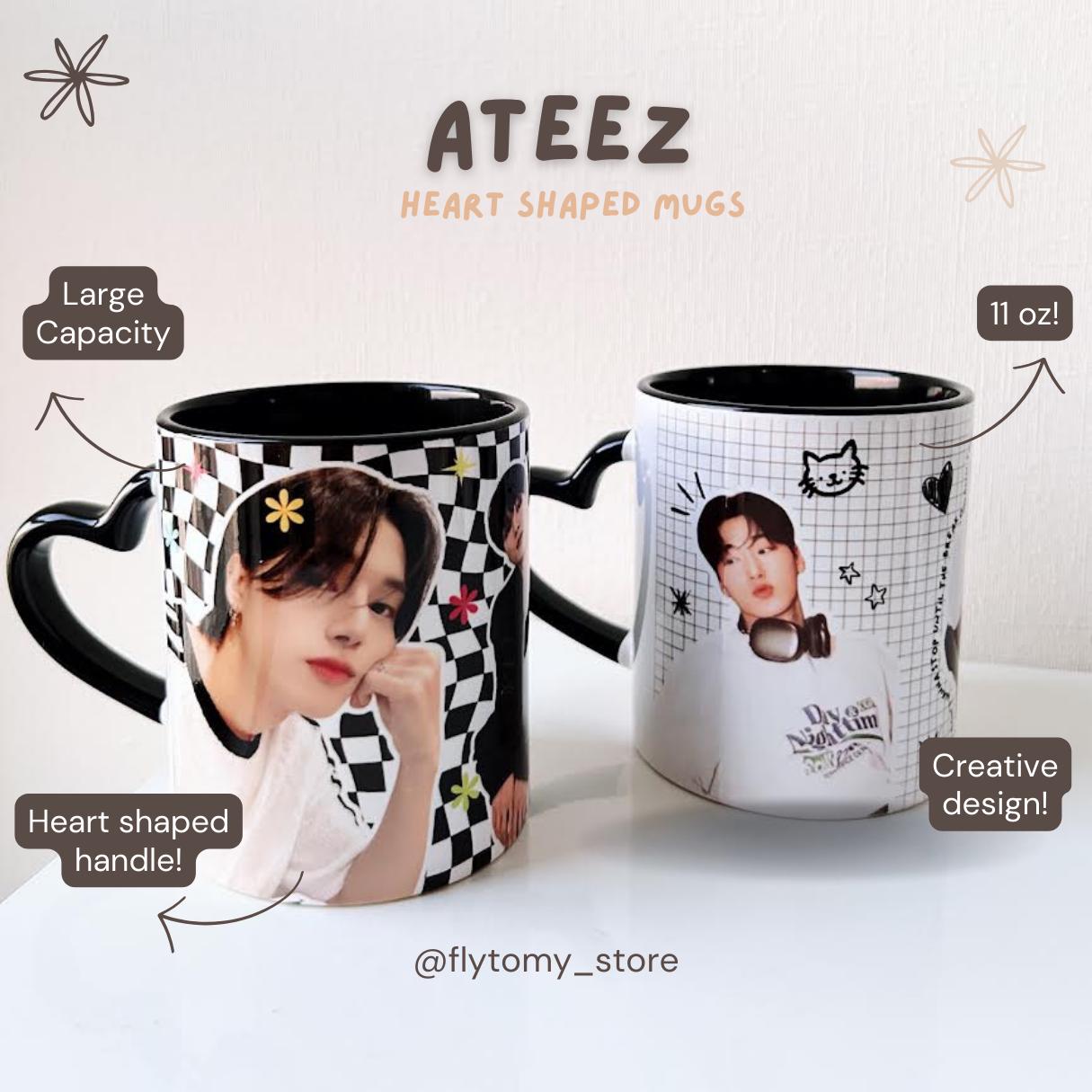 ateez ATEEZ ユノ マグカップ アチズカフェ Ateez Mug - Etsy
