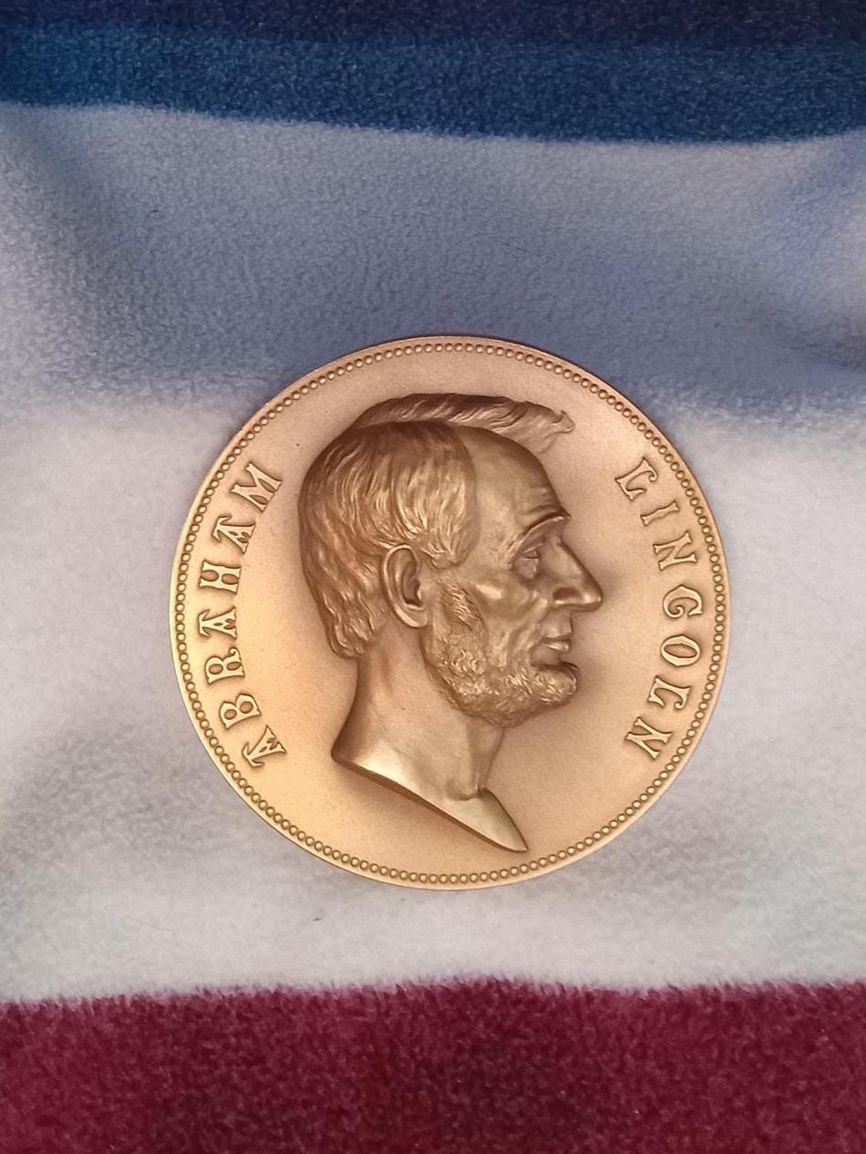 Lincoln medal - Etsy 日本