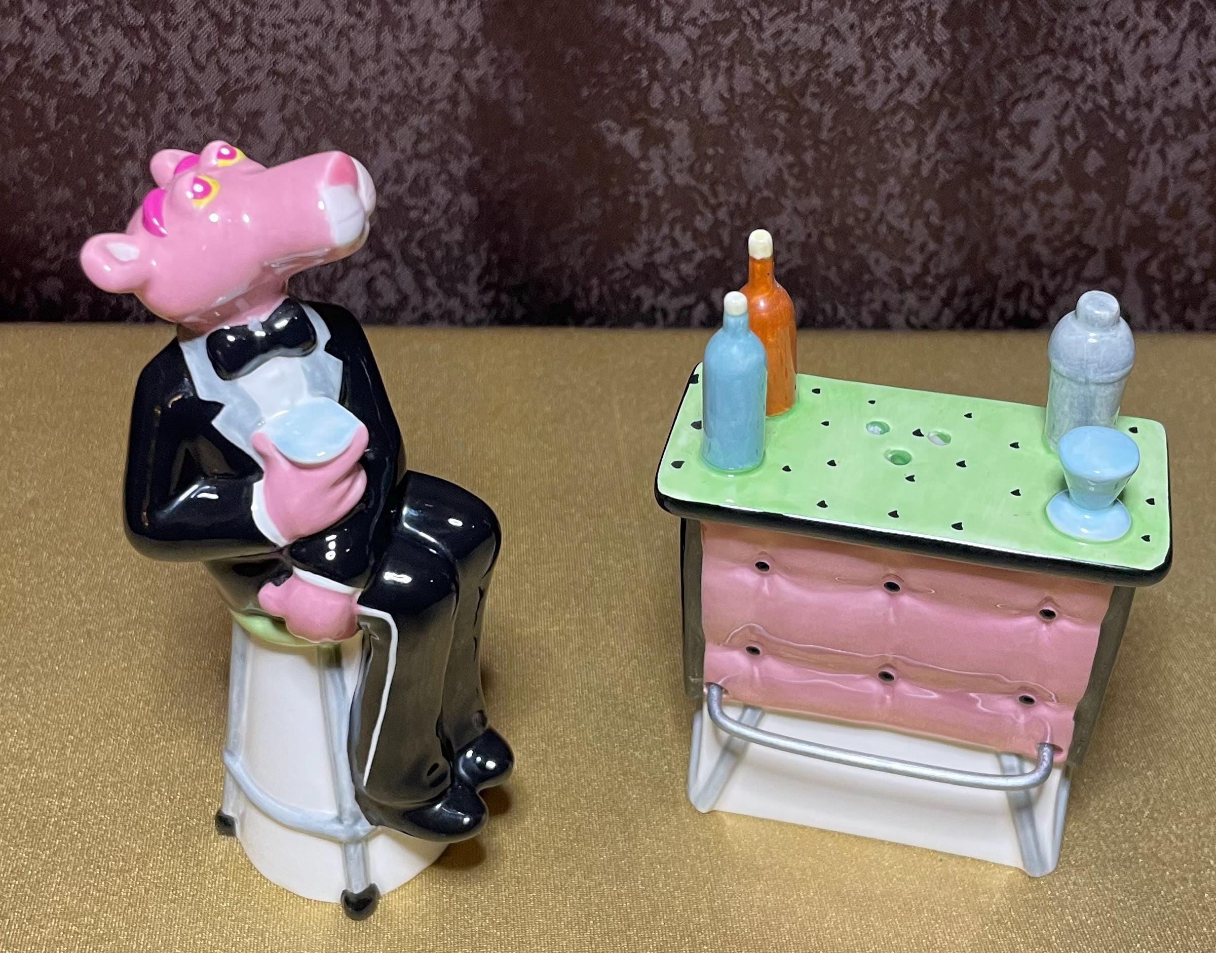 Rare Pink Panther Salt & Pepper Shakers - Etsy