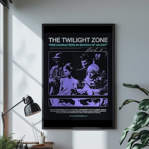 Twilight Zone &#39;Five Charaktere&#39; Vintage Poster (Digitaldruck)
