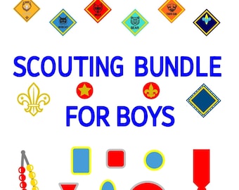 SVG Cut File Scouting for Boys Bundle Cut Files MTC  SCAL Cricut Silhouette Cutting Files