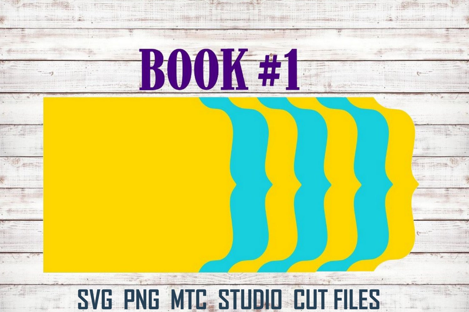 SVG Cut File Mini Album #07 Scrapbook Shape Book Cutting File MTC SCAL Cricut Silhouette Cutting File