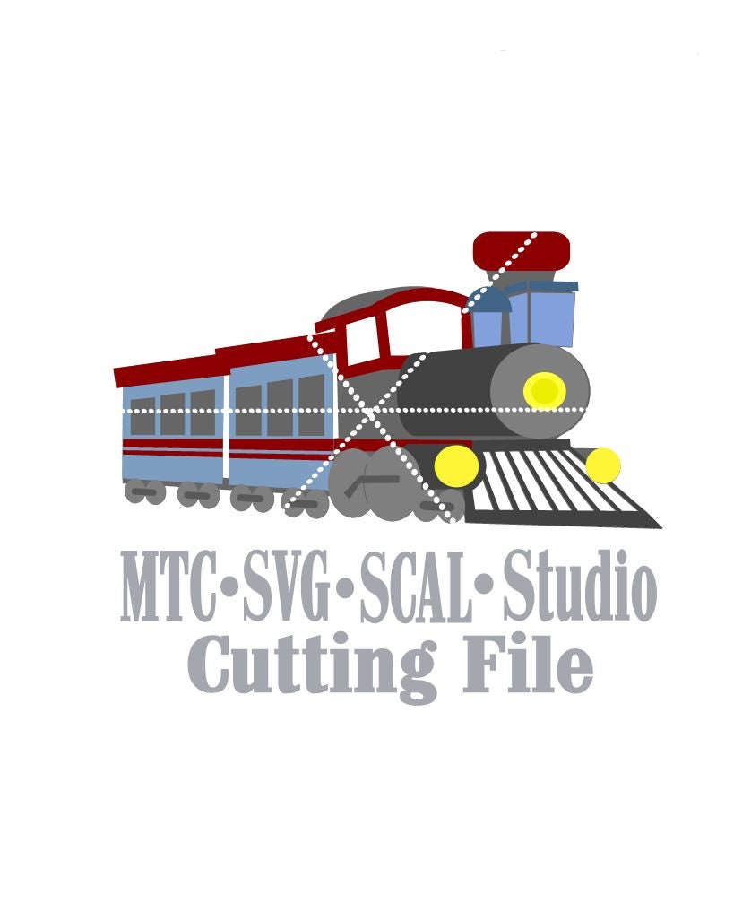 Download SVG Cut File Train Railroad Express Cutting MTC SCAL ...