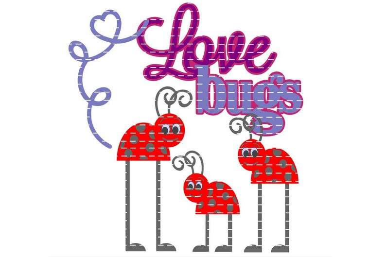Download SVG Cut File Love Bug Lady Bug Design 3 Scrapbooking ...