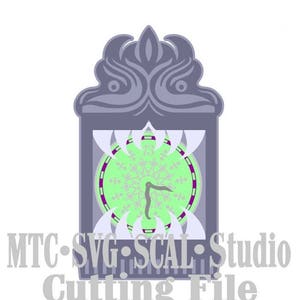 SVG Cut File Haunted House Mansion Clock Bundle of 4 MTC Cricut ...