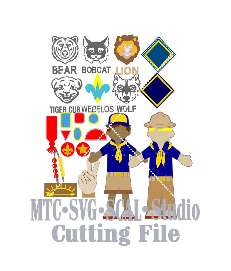 Download SVG Cut File Boy Scouts Bundle Cut Files MTC SCAL Cricut ...