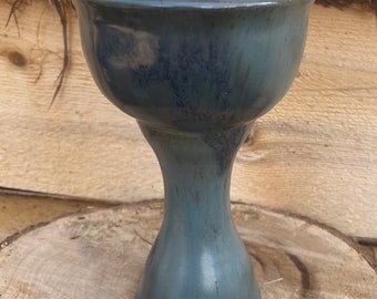 Pottery Goblet Altar ritual cup handmade wheel thrown food safe Mother Hylde goblet 3