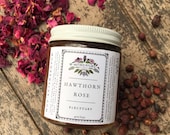 Hawthorn Rose Electuary herbs honey tea heart Beltane Bealtaine 4oz