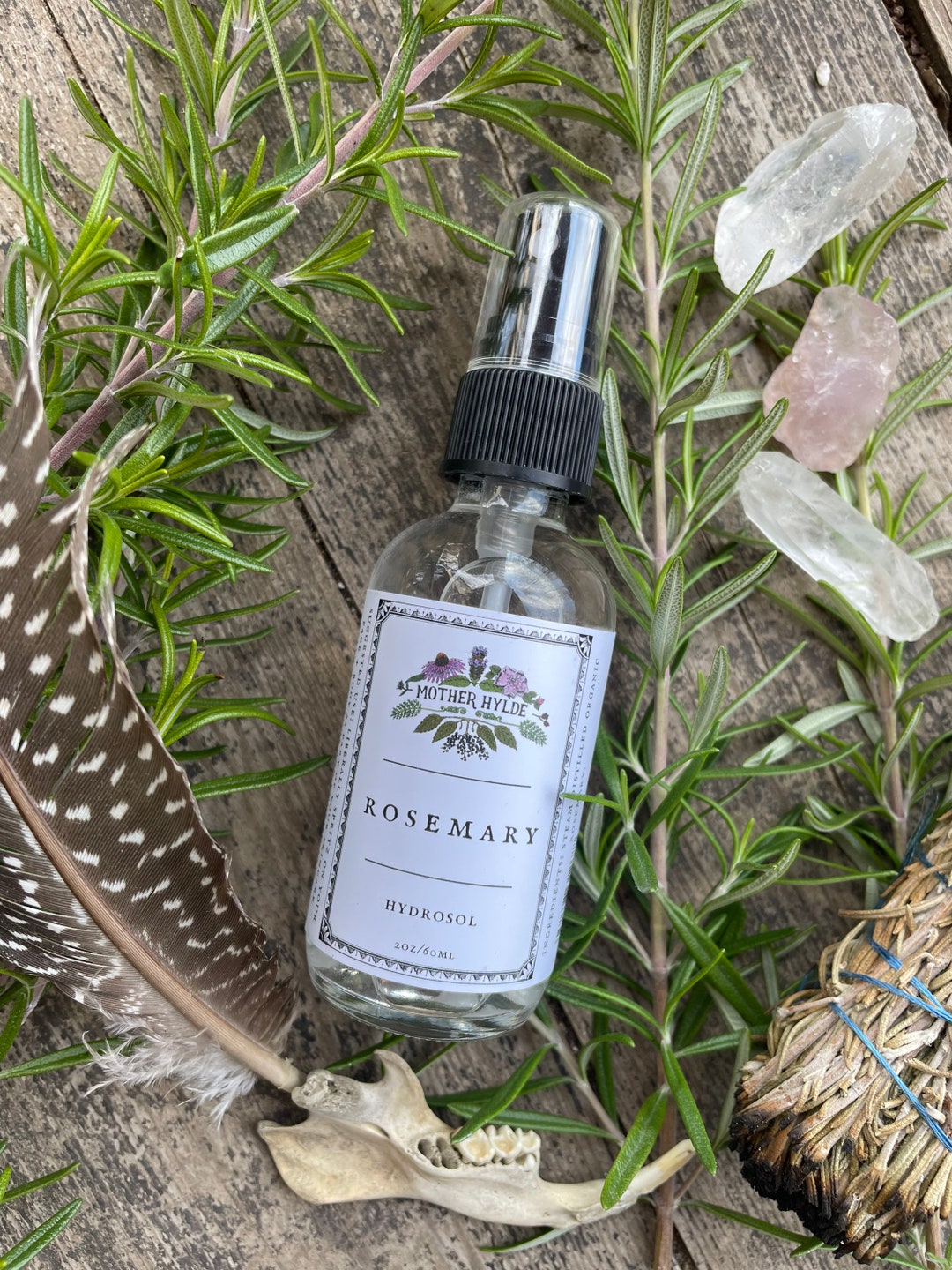 Rosemary Hydrosol Mother Hylde Facial Toner Plant Waters Essential Oil