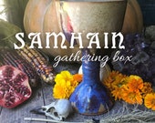 Samhain Gathering Box Halloween All-Hallows Eve Herbs pagan ritual herbs Celtic wheel of the year festival feast holiday Mother Hylde's