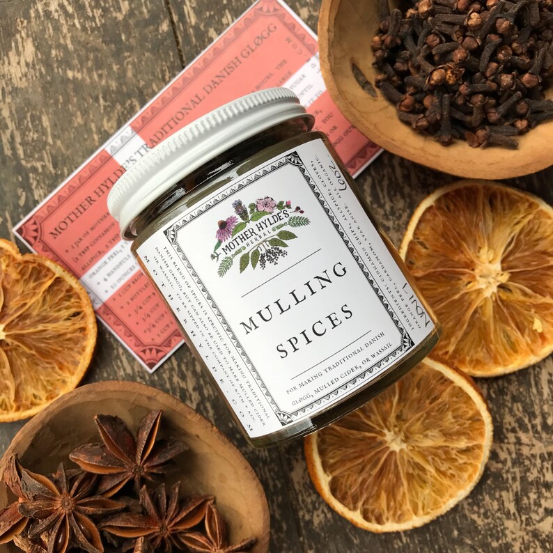 Mulling Spices Danish Gløgg Mulled Wine Cider Wassail Etsy
