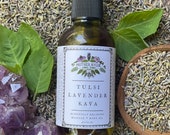 Tulsi Lavender K a v a Massage Oil Mother Hylde's Herbal herbal massage oil cream lotion natural organic