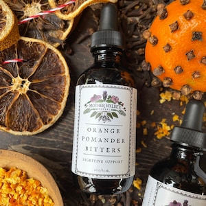 Amargo de naranja Pomander: Tintura digestiva a base de hierbas, clavo y romero - 57 ml