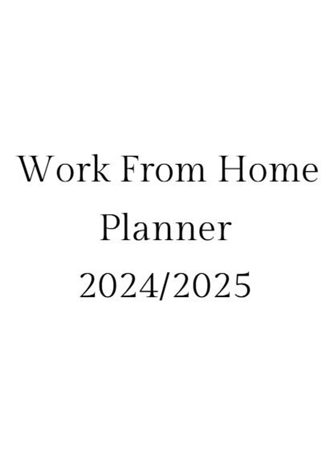 Personalized Work Personalized Work-from-home Planner for Daily Success - Etsy