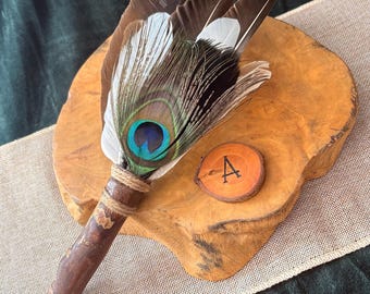 Smoke Cleansing Smudging Feather Fan