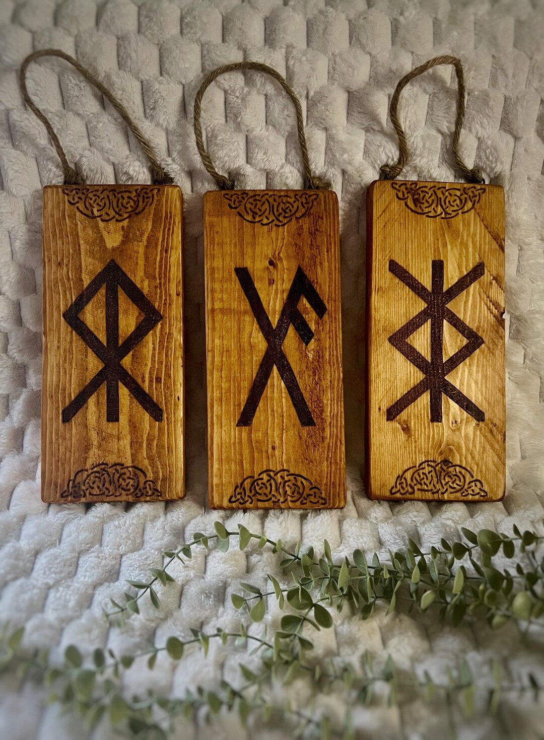 Historical Bind Rune Examples Bind Rune Hand Pyrographed Wall Sign. - Etsy UK