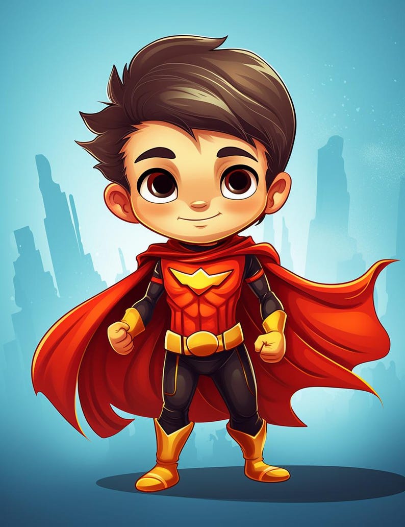 Superhero Coloring Book for Kids Actionpacked Adventures! Set of 20