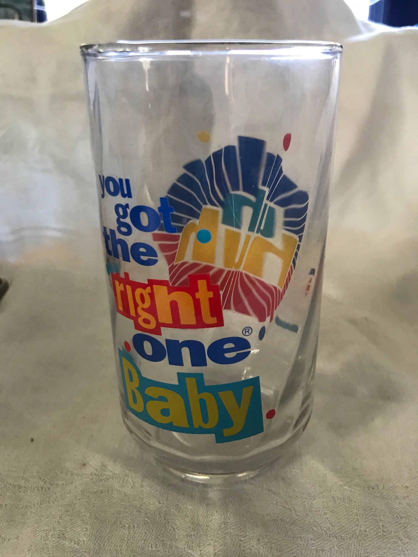 Vintage Diet Pepsi Glass Etsy