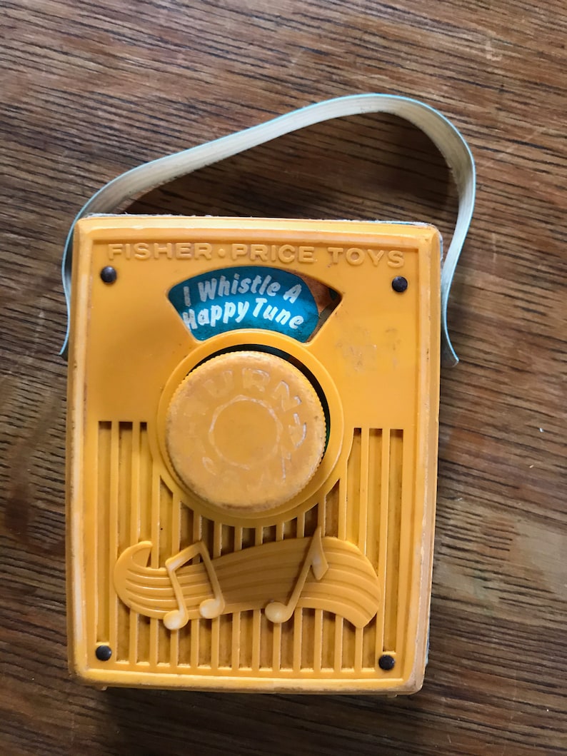1977 Fisher Price Radio - Sales of Reservation SALE items from new works up Wind