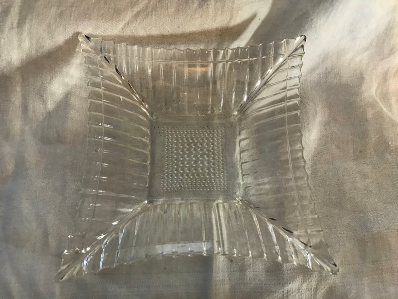 Vintage Glass Ashtray