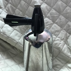 Vintage Metal Seltzer Bottle