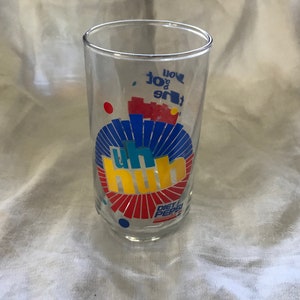 Vintage Diet Pepsi Glass