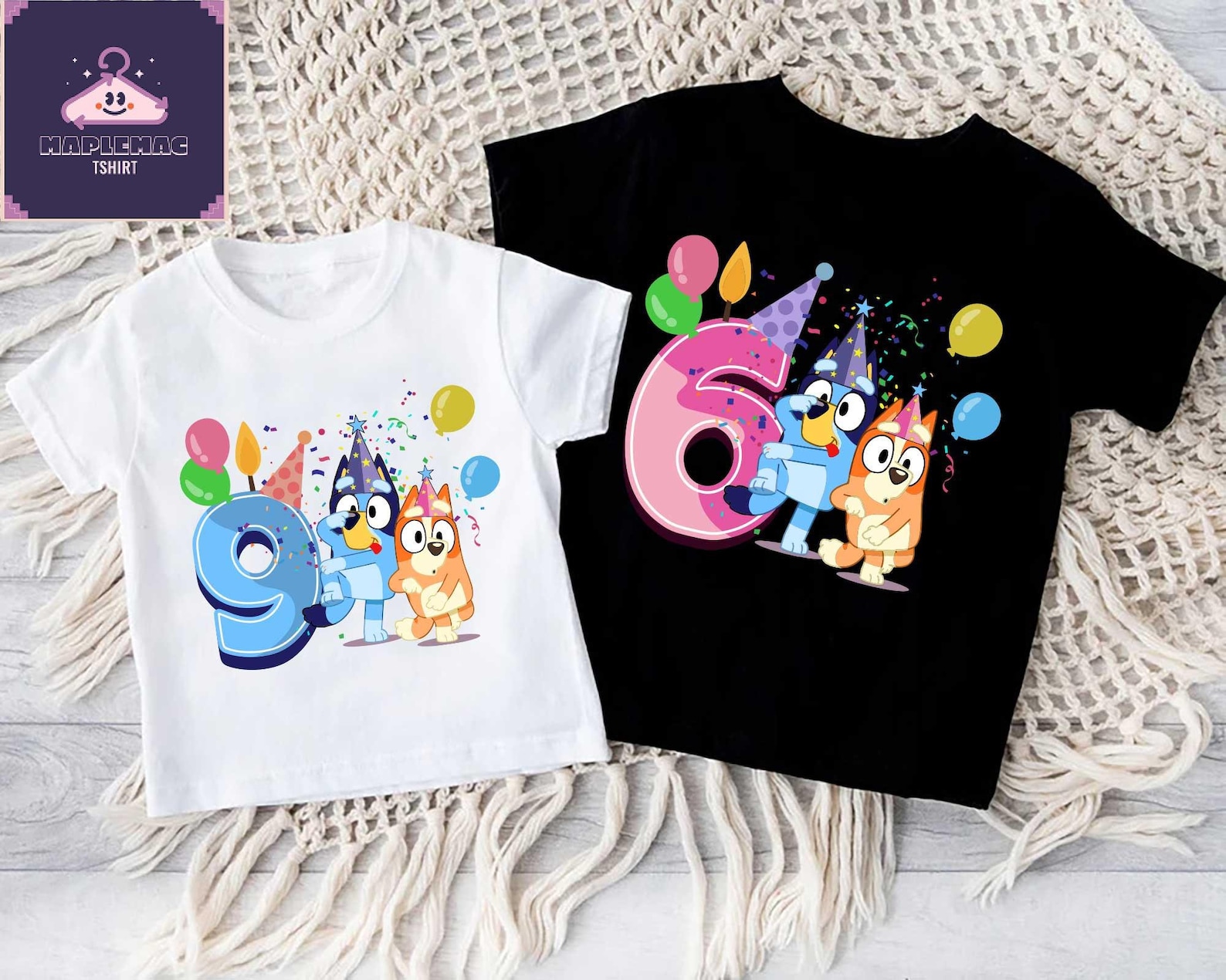 Custom Bluey Birthday Shirt