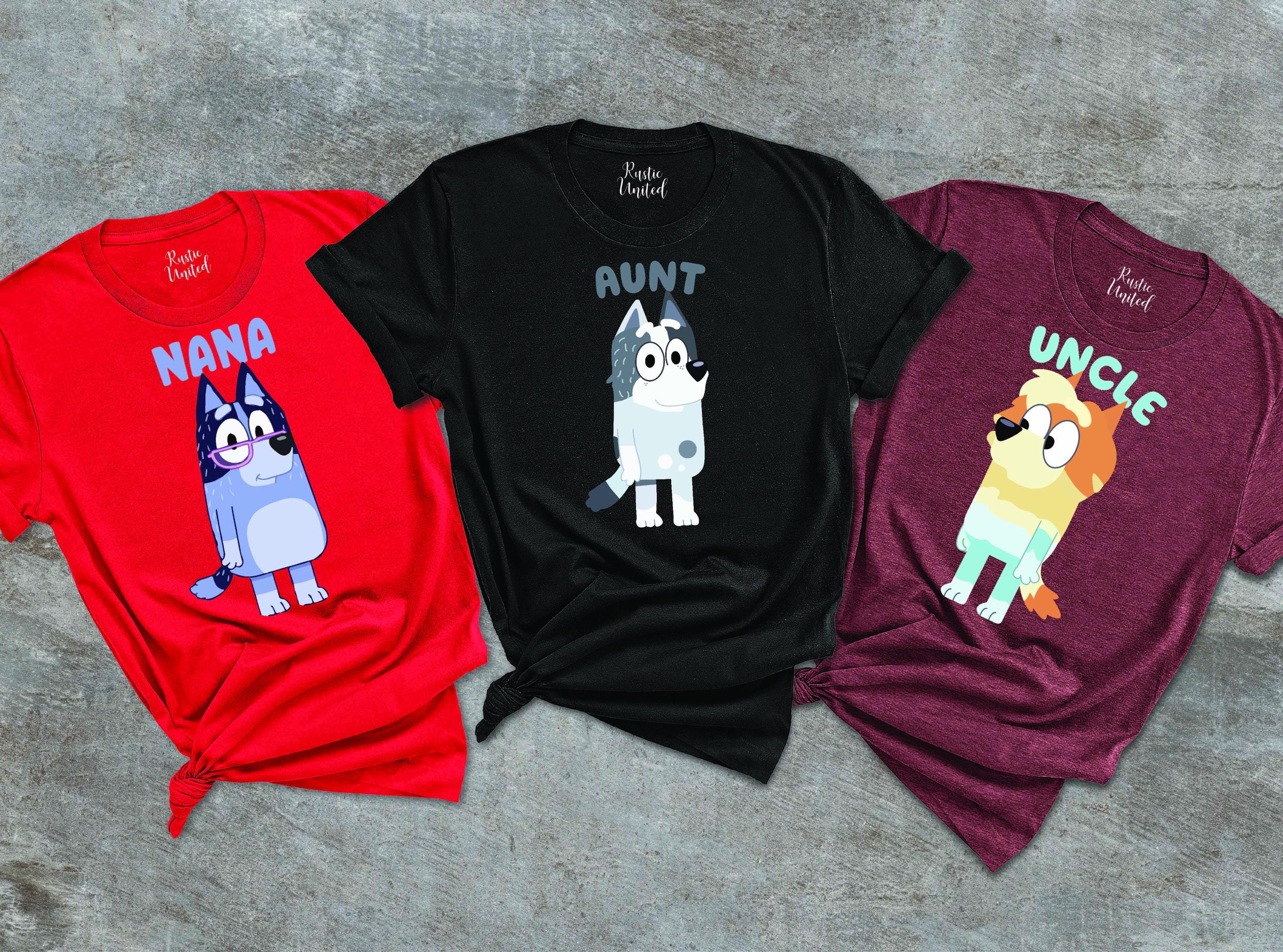 Custom Bluey Family Tees