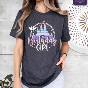 Disney Birthday Girl Shirt,Kids Birthday Gift,Disneyland Birthday Shirt,Birthday Gift For Her,Birthday Disney Trip Shirt,Birthday Party Gift