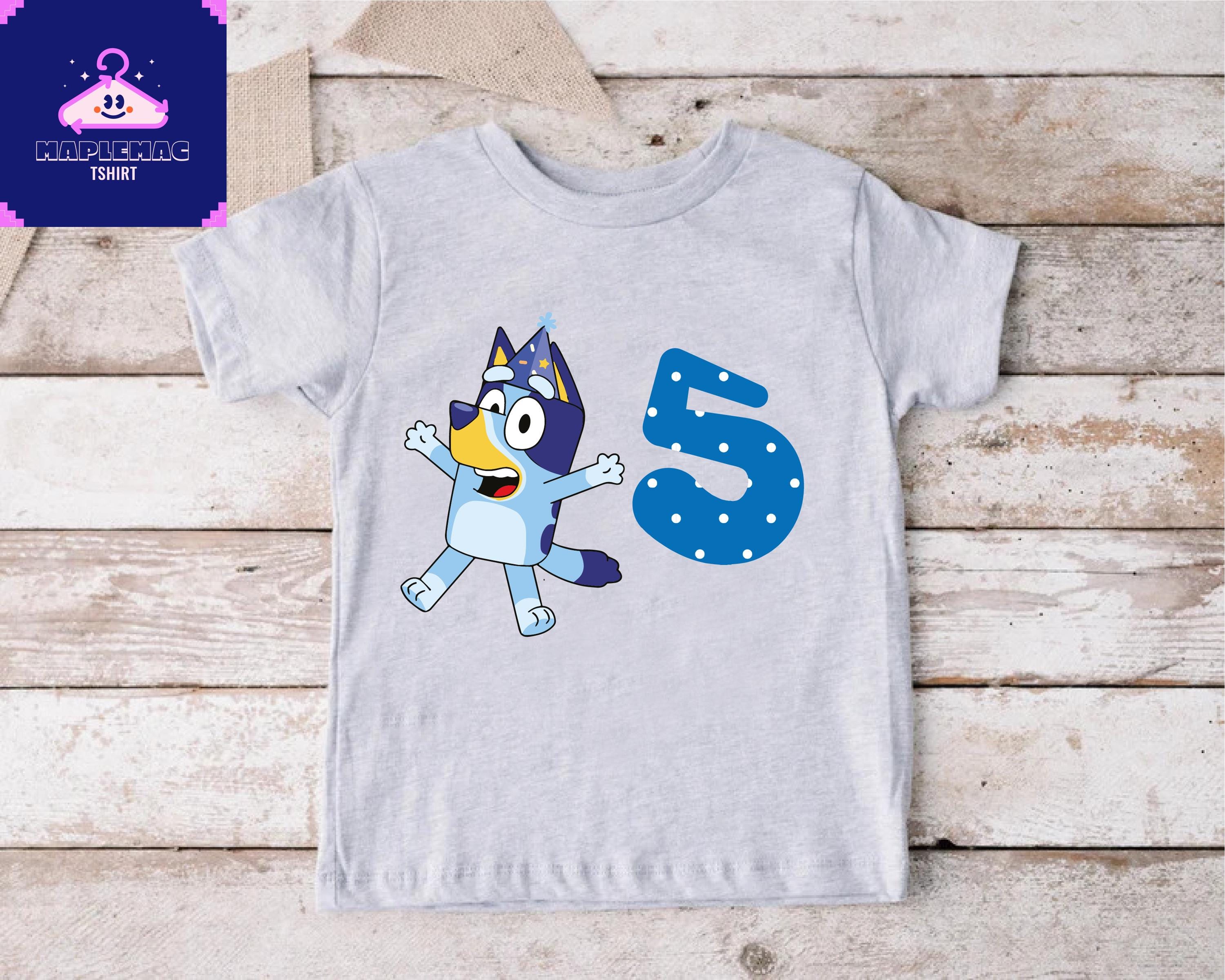 Custom Bluey Birthday Party Shirt