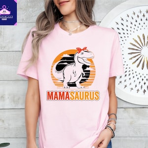 MamaSaurus Shirt,Funny Mothers Day Gift,Family Dinosaur Birthday Shirt,Dinosaur Shirt,Funny Mama Shirt,Mom Life Shirt,Cute Mom Gift Shirt