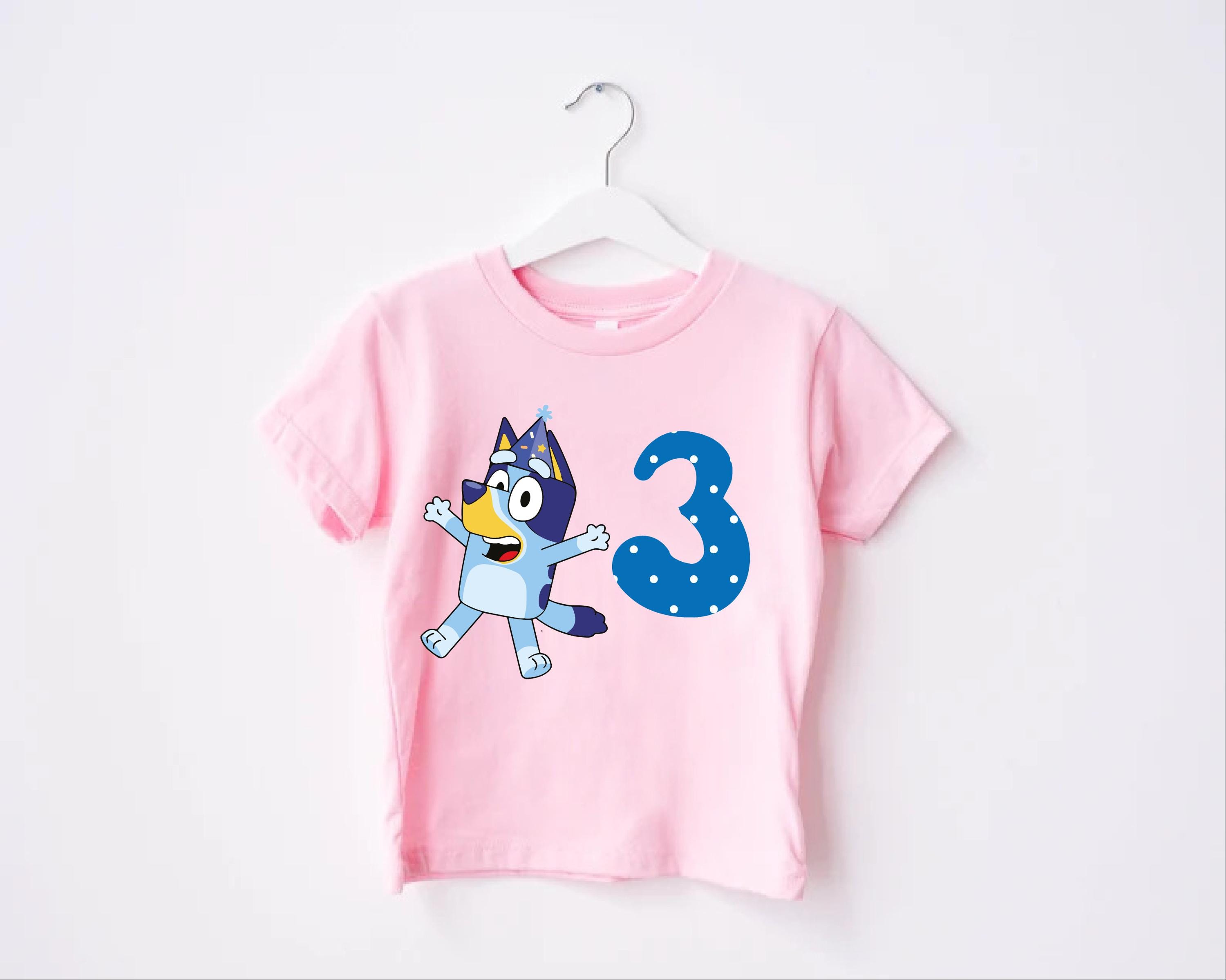 Custom Bluey Birthday Party Shirt