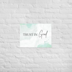 Trust In God