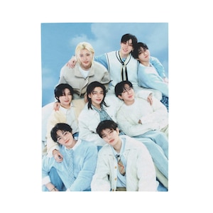 Stray Kids Blanket Velveteen Plush Blanket SKZ Multiple Sizes Available