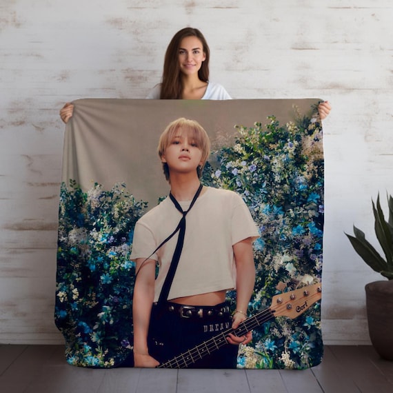 Jimin BTS Blanket Cozy, Ultra-soft K-pop Velveteen Plush Throw