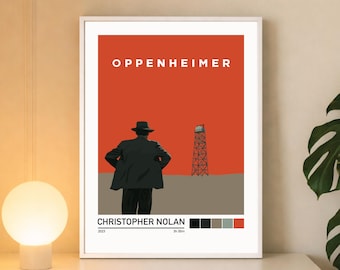 Oppenheimer Minimalist Movie Poster Wall Art