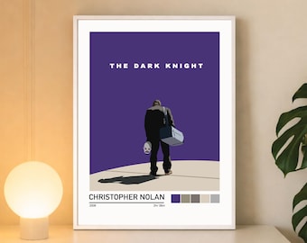 The Dark Knight Minimalist Movie Poster Wall Art