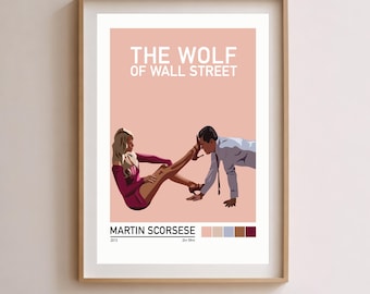 The Wolf of Wall Street Minimalist Movie Poster Wall Art "2. Naomi"