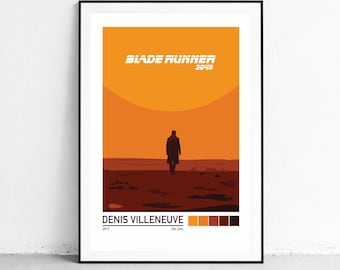 Blade Runner 2049 Minimalist Movie Poster Wall Art "1. Arrival"