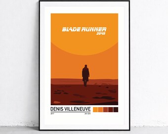 Blade Runner 2049 Minimalist Movie Poster Wall Art "1. Arrival"