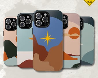 Sun & Moon Boho iPhone Case