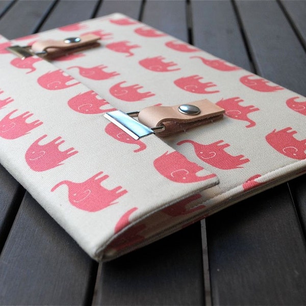 iPad Case / iPad Air 2 Cover / iPad Air Case / Google Nexus 10 Case / Microsoft Surface Cover - Elephant Pink