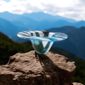 Geschmolzenes Glas Schüssel