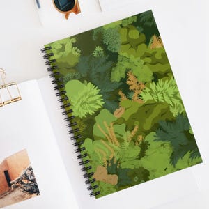 Spiral Notebook Colorful Spiral Journal Vibrant Design for Daily Thoughts Gift for Student Gift for Writers Office Supplies